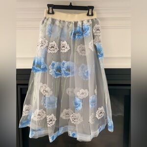 Modern Floral Skirt